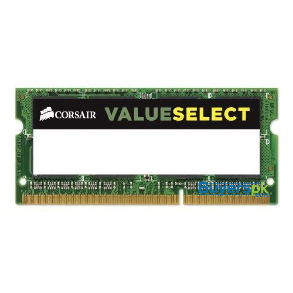 Corsair CMSO4GX3M1C1600C11 4GB (1x4GB) 1600MHz PC3-12800 204-Pin DDR3 SODIMM Laptop Memory 1.35V - RAM Corsair CMSO4GX3M1C1600C11 4GB (1x4GB) 1600MHz PC3-12800 204-Pin DDR3 SODIMM Laptop Memory 1.35V - RAM